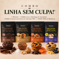 Combo Linha Sem Culpa Honesto sem glúten com brownie e três sabores de muffins