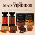 Combo Os Mais Vendidos Honesto com Pão Canela, Pão Australiano, Brownie Sem Culpa e Muffin Coco e Manteiga de Amendoim