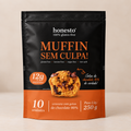 Muffin Sem Culpa Cenoura com Gotas de Chocolate 80% Honesto sem glúten